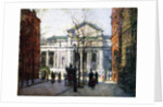 The New York Library by Paul Cornoyer