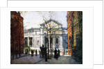 The New York Library by Paul Cornoyer