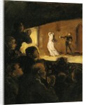 In the Theatre, 1860-64 by Honore Daumier