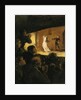 In the Theatre, 1860-64 by Honore Daumier