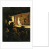 In the Theatre, 1860-64 by Honore Daumier
