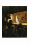 In the Theatre, 1860-64 by Honore Daumier