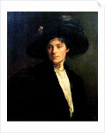 Woman with a Black Hat, 1910 by Joseph DeCamp