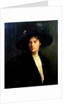Woman with a Black Hat, 1910 by Joseph DeCamp