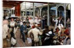 The Terrace of a Cafe, Mar del Plata, Argentina, 1912 by Eugenio Alvarez Dumont