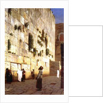 The Wailing Wall, Jerusalem, 1869 by Jean Leon Gerome