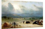 The 7th US Regiment near Frederick, Maryland, 1863 by Sanford Robinson Gifford