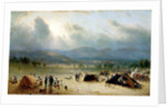 The 7th US Regiment near Frederick, Maryland, 1863 by Sanford Robinson Gifford