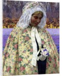 Easter, a Bride in Brabant, c.1904 by George Hitchcock