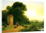 A Shrine in Italy, 1847 by John Frederick Kensett