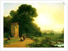 A Shrine in Italy, 1847 by John Frederick Kensett