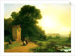 A Shrine in Italy, 1847 by John Frederick Kensett