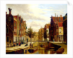A Dutch Canal by Willem Koekkoek