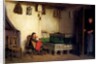 Interior of a Cottage, c.1870-77 by Albert Anker