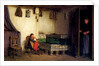 Interior of a Cottage, c.1870-77 by Albert Anker