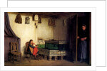 Interior of a Cottage, c.1870-77 by Albert Anker