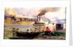 Steamboat on the Ohio, c.1900 by Thomas Pollock Anschutz