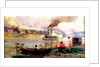 Steamboat on the Ohio, c.1900 by Thomas Pollock Anschutz