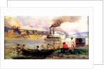 Steamboat on the Ohio, c.1900 by Thomas Pollock Anschutz
