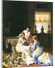 Girls with a Nest by Charles Baugniet