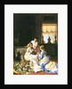 Girls with a Nest by Charles Baugniet