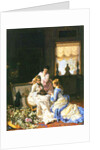Girls with a Nest by Charles Baugniet