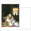 Girls with a Nest by Charles Baugniet