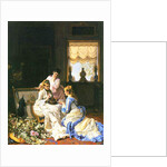 Girls with a Nest by Charles Baugniet