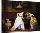 Ladies Playing Billiard, 1869 by Charles Edouard Boutibonne