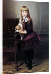 Young Girl with her Doll, 1887 by Emil Brack