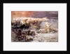Pharaoh and his Army Drowning in the Red Sea, 1900 by Frederick Arthur Bridgman