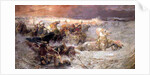Pharaoh and his Army Drowning in the Red Sea, 1900 by Frederick Arthur Bridgman