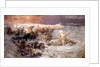 Pharaoh and his Army Drowning in the Red Sea, 1900 by Frederick Arthur Bridgman