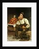 A Boy Eating Apples, 1878 by John George Brown