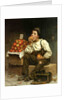 A Boy Eating Apples, 1878 by John George Brown