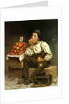 A Boy Eating Apples, 1878 by John George Brown