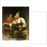 A Boy Eating Apples, 1878 by John George Brown