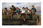 Boys Fishing, 1880 by John George Brown