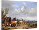 The Cattle Market, c.1866 by Heinrich Burkel