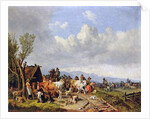 The Cattle Market, c.1866 by Heinrich Burkel