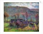 Cottages at Giverny, c.1907 by Theodore Earl Butler