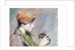 Suzanne Hoschedé with a Rabbit, 1891 by Theodore Earl Butler