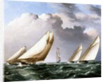 American Yachts Racing, c.1875 by James E. Buttersworth