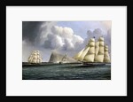 American Frigates Off Gibraltar by James E. Buttersworth