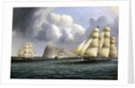 American Frigates Off Gibraltar by James E. Buttersworth