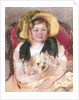 Sara with her Dog in an Armchair, 1901 by Mary Stevenson Cassatt