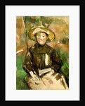 Girl with a Straw Hat, 1896 by Paul Cezanne