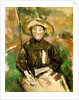 Girl with a Straw Hat, 1896 by Paul Cezanne