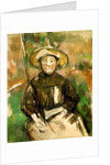 Girl with a Straw Hat, 1896 by Paul Cezanne