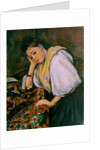 An Italian Girl, c.1900 by Paul Cezanne